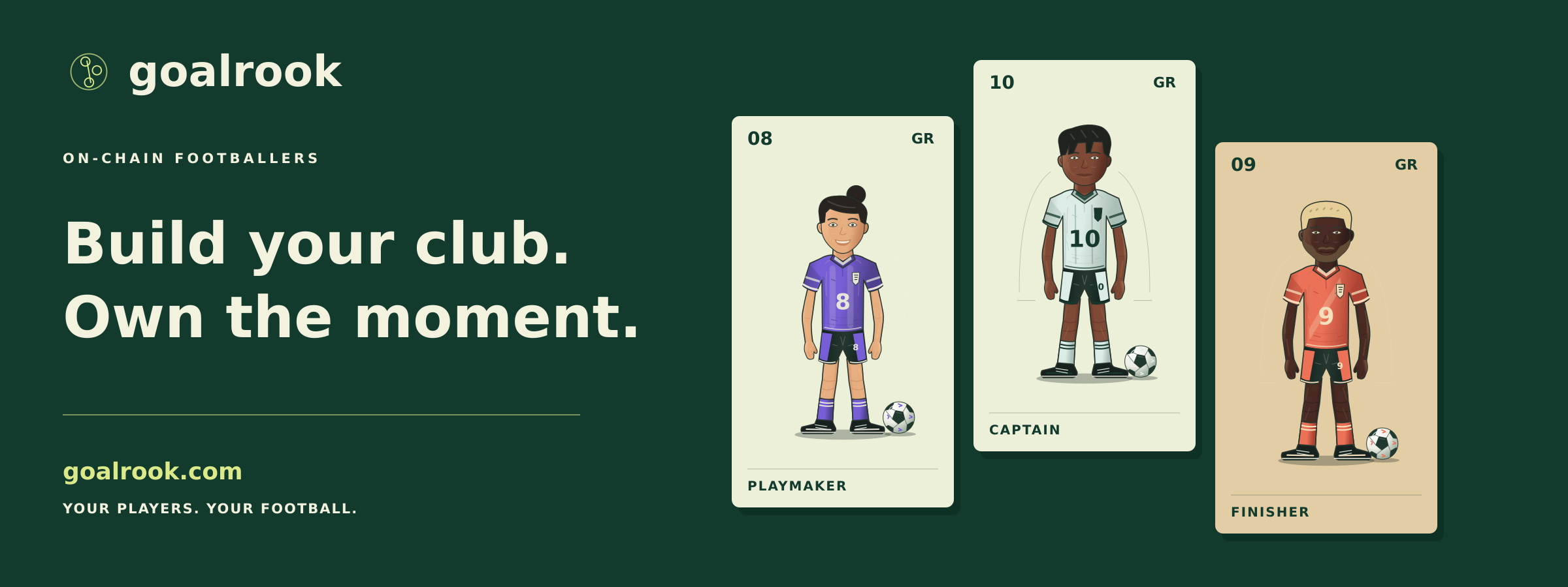 GoalRook Footballers collection banner